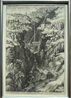 Bad Pfäffers Radierung Merian