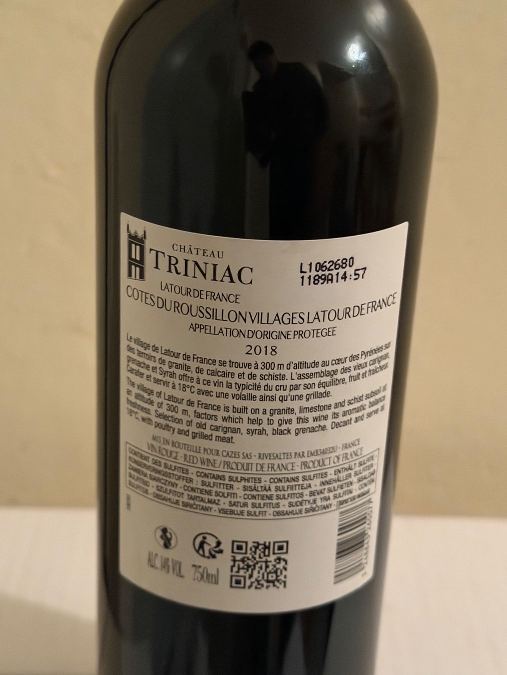 Vino: Château Triniac 2018 Côtes du Roussillon – Nuovo (secondo la descrizione) da Roche VD venduto da luc_jwm5 2