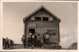 Alte AK: Hörnli-Hütte S.C. Arosa, Gebirge, ca. 1940, TOP
