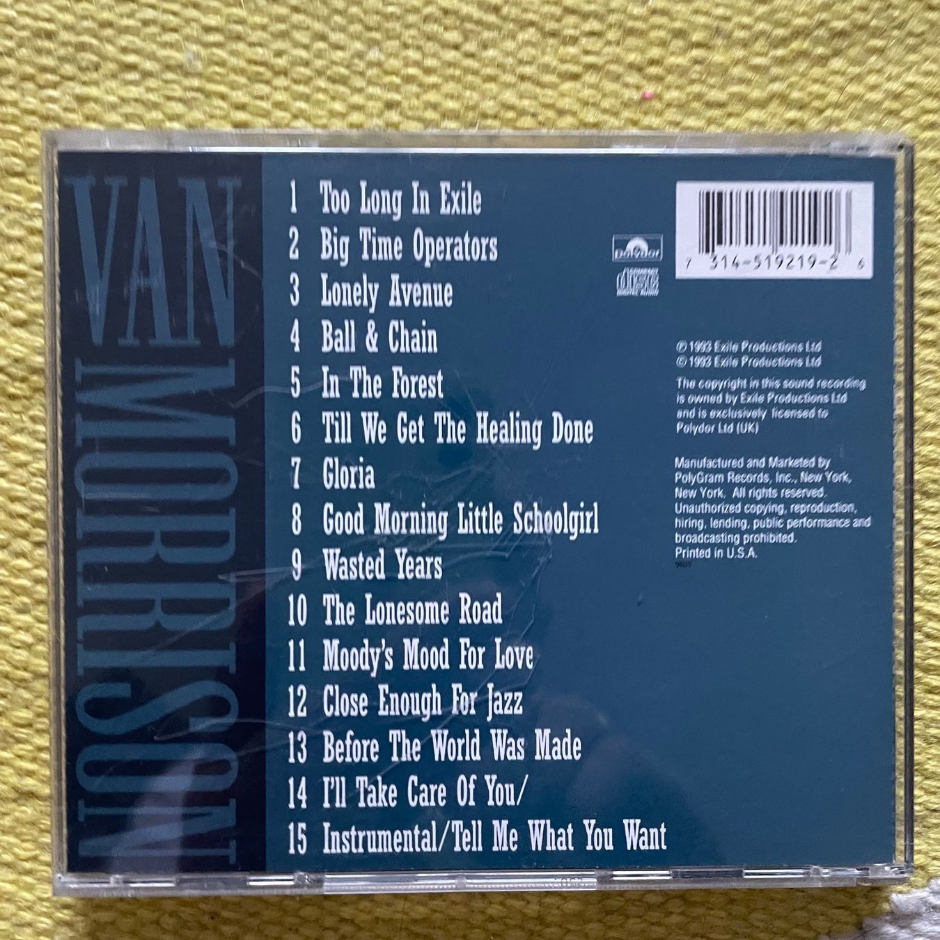 CDs: VAN MORRISON-TOO LONG IN EXILE – Gebraucht aus Rorschacherberg von CD-Roli 1