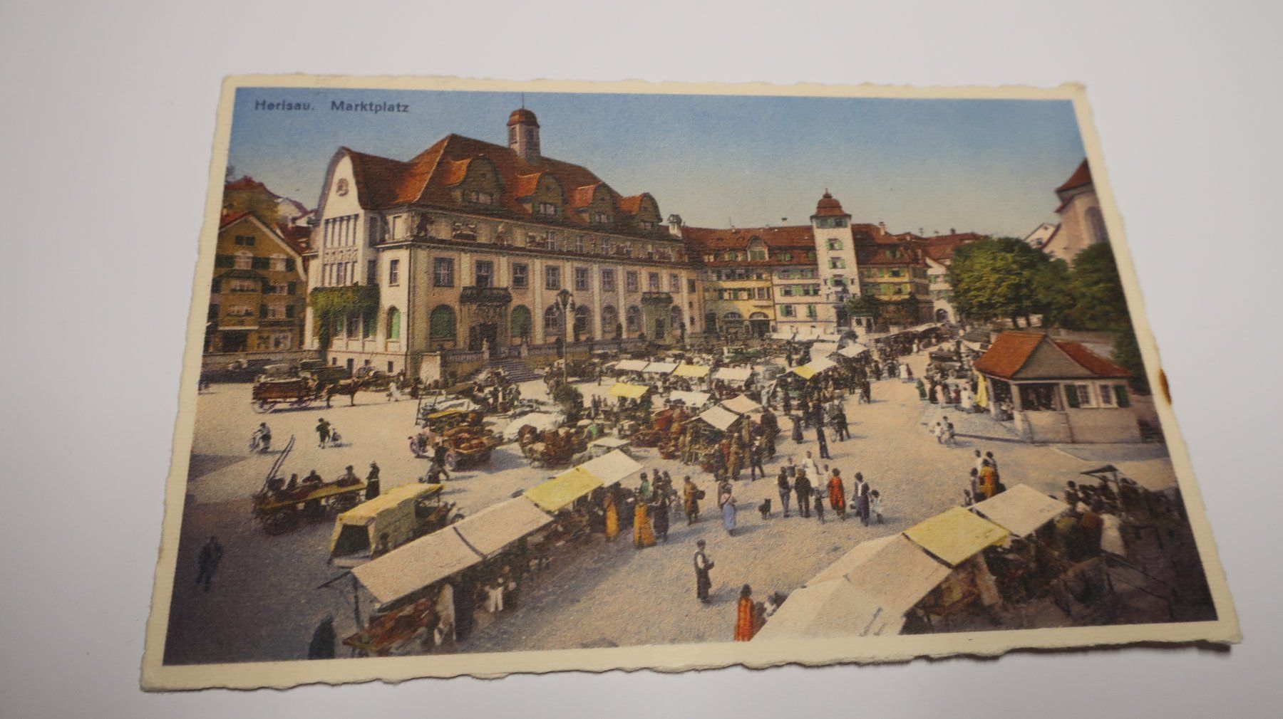 Cartes postales: Herisau Marktplatz  1937 – D'occasion à Cormoret par Pascalll2001 1