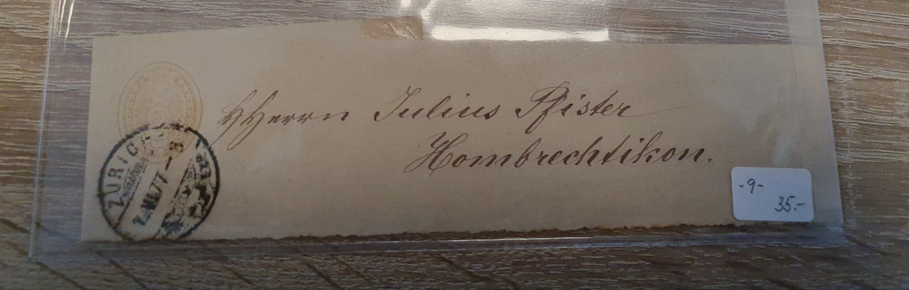 Alle Briefmarken: 2rp Streifband Zürich – Gebraucht aus Balgach von SIMEON27