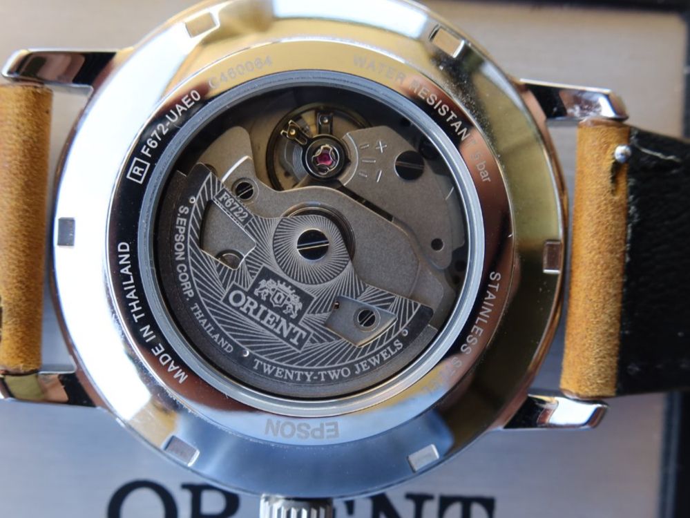 Orient Orologi: Weisse Orient Automatikuhr – Usato da Rain venduto da mutsch1 3