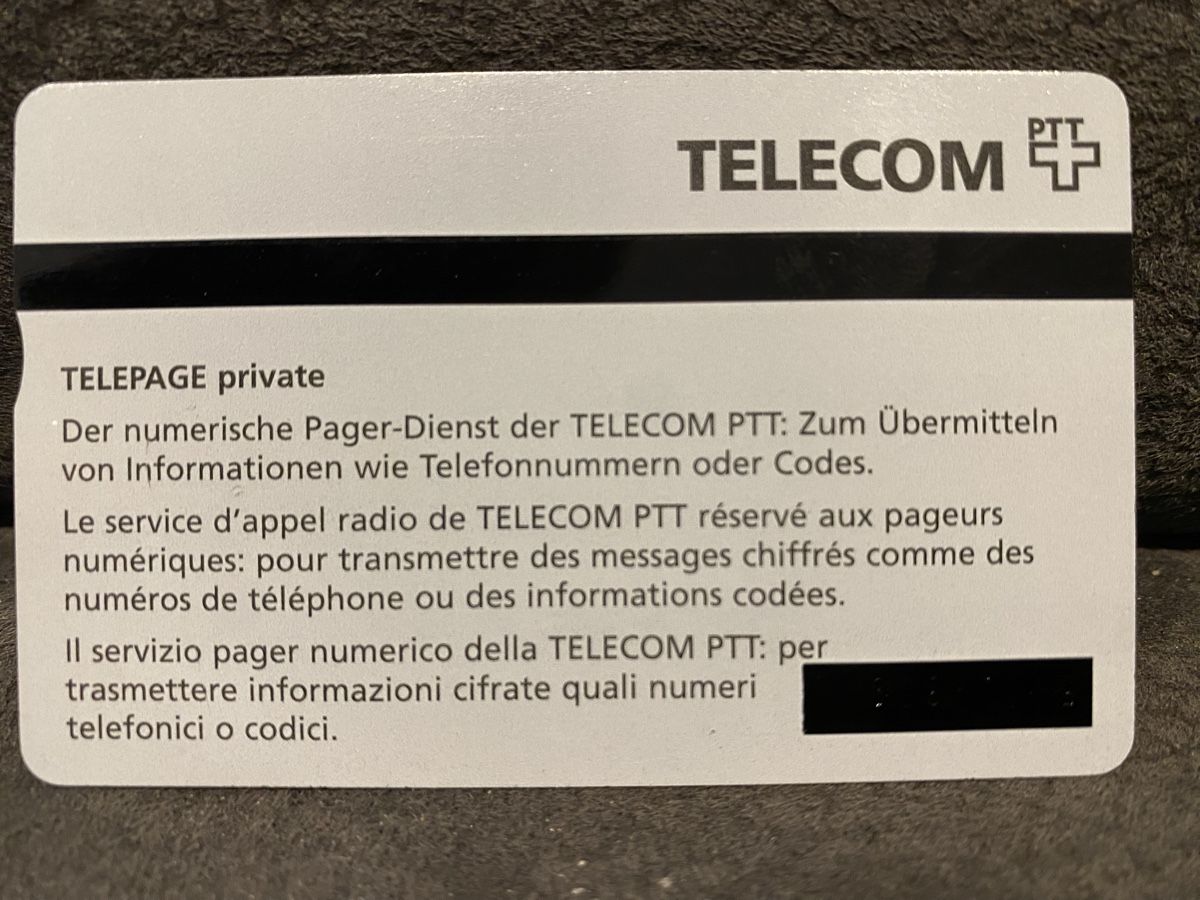 Schede telefoniche: P-Taxcard – Usato da Lausanne venduto da babacard10 1