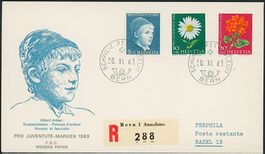 1963 - Pro Juventute - Ersttagsbrief FDC ET