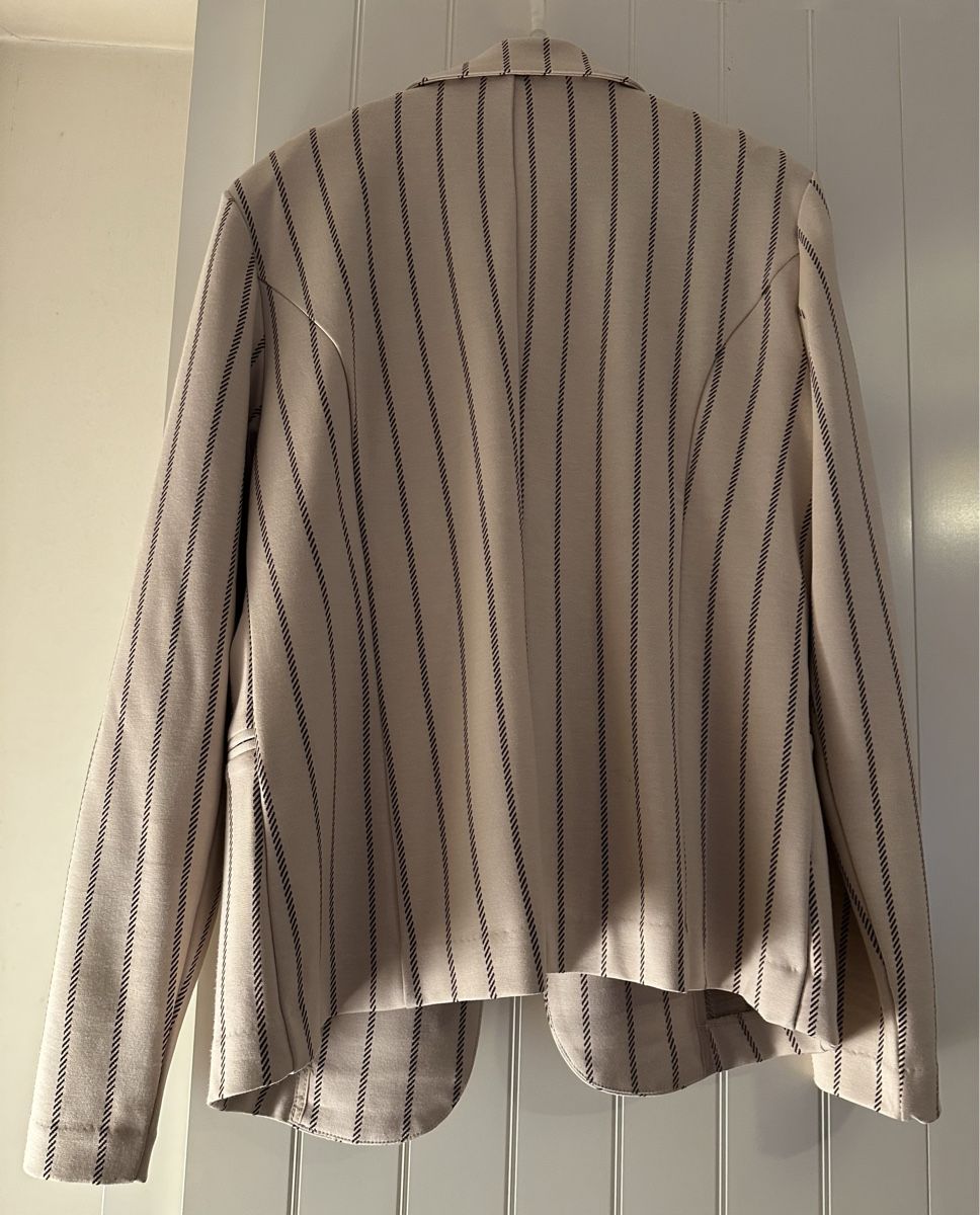 Jacken: Blazer crème rayé XL – Neu (gemäss Beschreibung) aus Sion von DayJenn 1