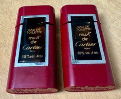 2 x Must de Cartier - 4 ml Eau de Toilette - vintage
