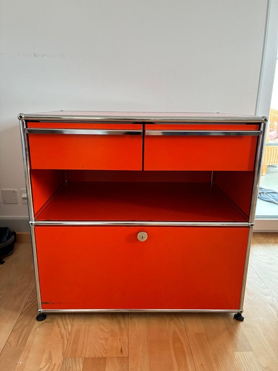 USM Cassettiere: USM Korpus /Sideboard / Kommode orange – Usato da Olten venduto da Chrix_k