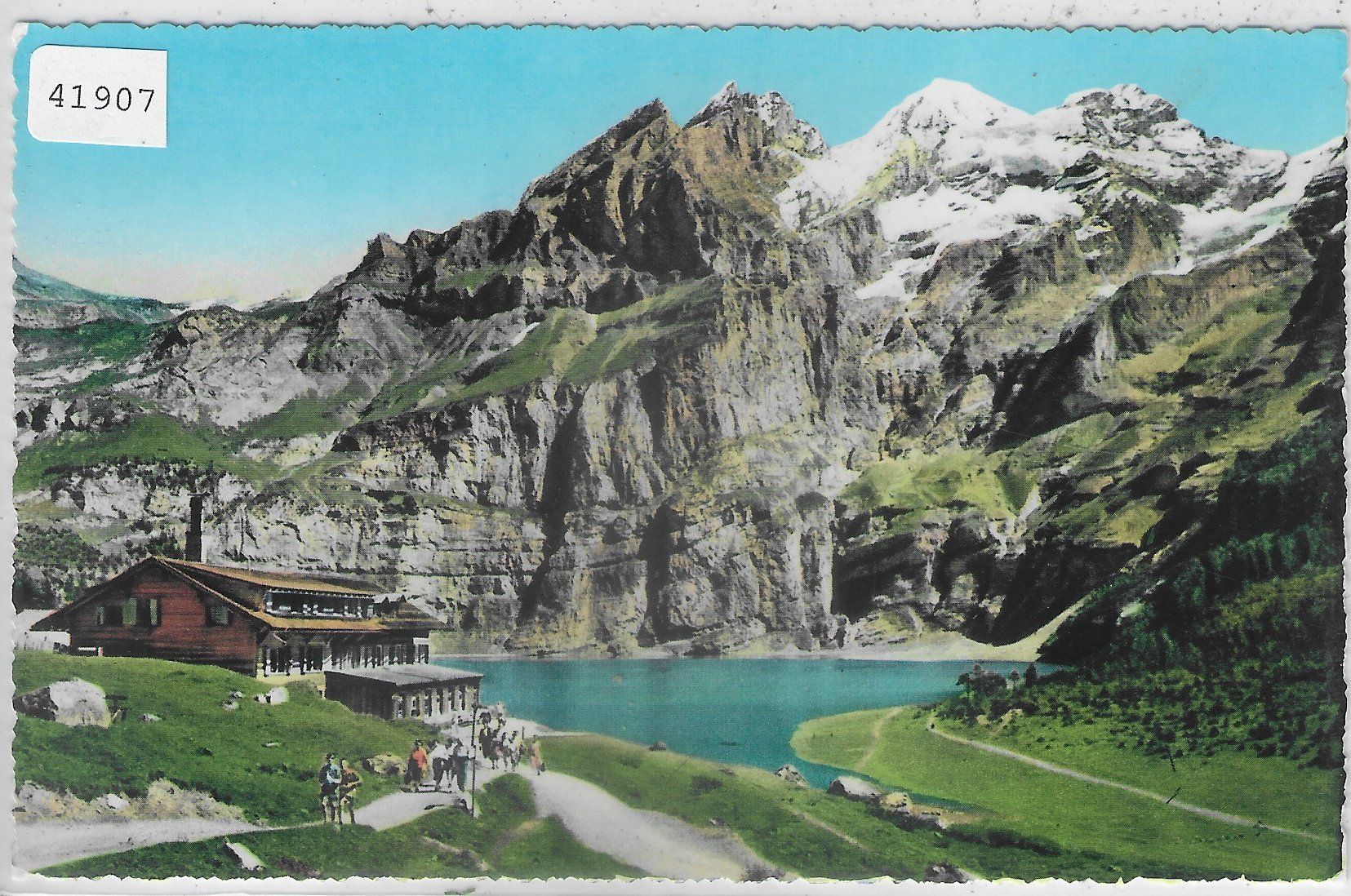 Ansichtskarten: Hotel-Pension Oeschinensee – Gebraucht aus Ettingen von Kartenplanet