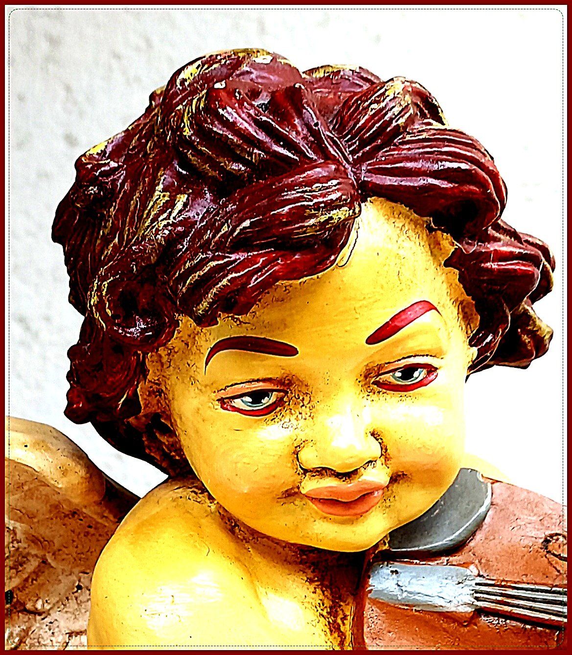 Statuette: Putto mit Geige – Usato da Baar venduto da 2cvbaar 1