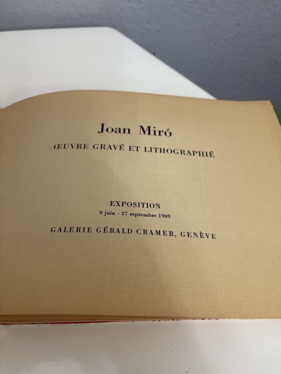 Libri: Rare livre Joan Miró – Usato da petit lancy venduto da FerreiraLuis 2