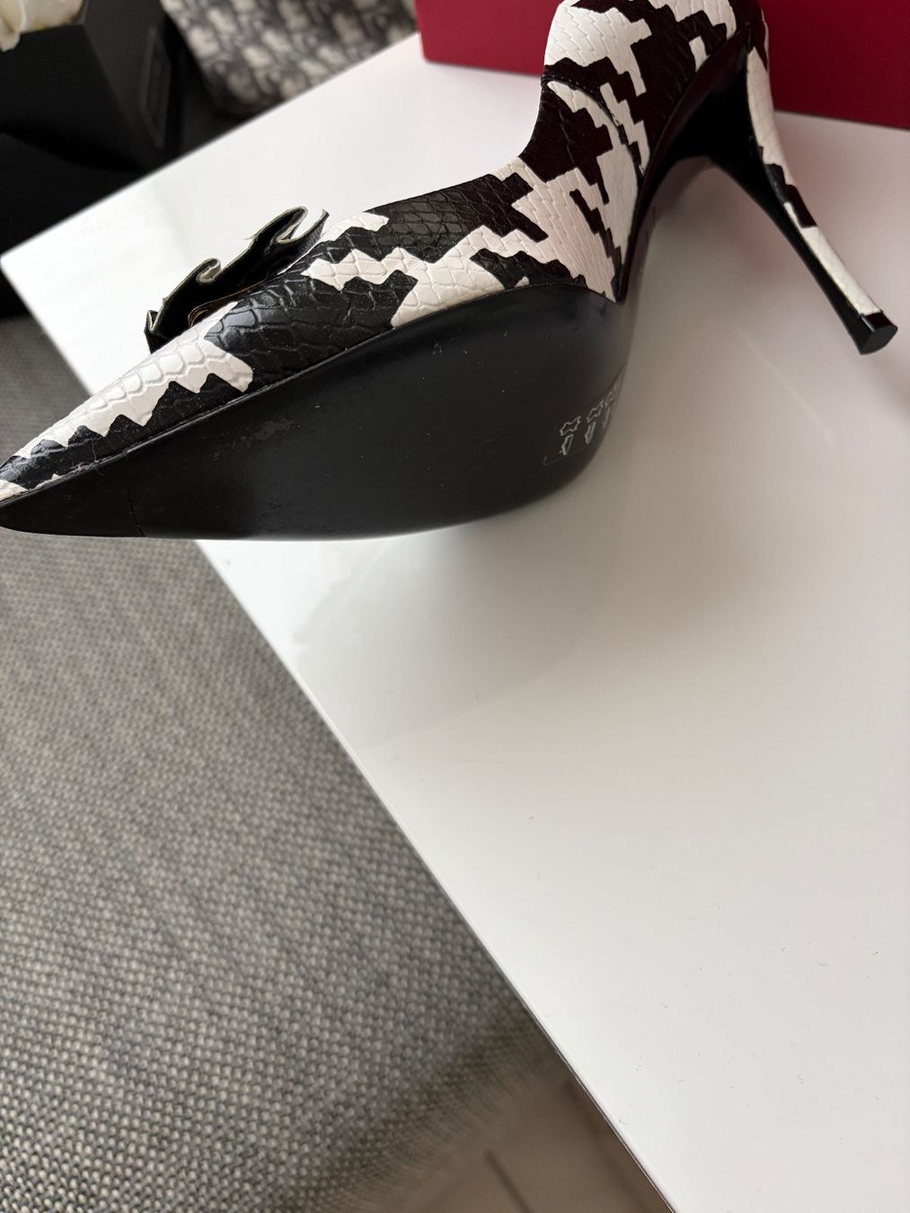 Scarpe da donna: Roger Vivier Pumps houndstooth 37 – Usato da Fehraltorf venduto da freeform2020 3