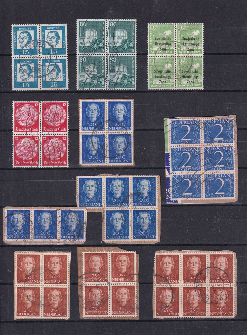 Tous les timbres: LOT  Divers Pays oblitérés – D'occasion à Nyon par an54 1