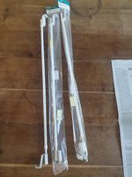 3 x vorhang stange zum einspannen 60-90cm
