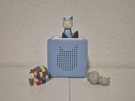 Tonie Toniesbox in Blau mit 3 Figuren