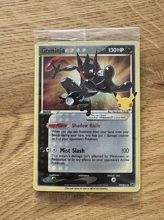 Pokémon Carte collezionabili: Pokémon - Greninja Goldstar EN Sealed – Usato da Muttenz venduto da Pokefabi_7