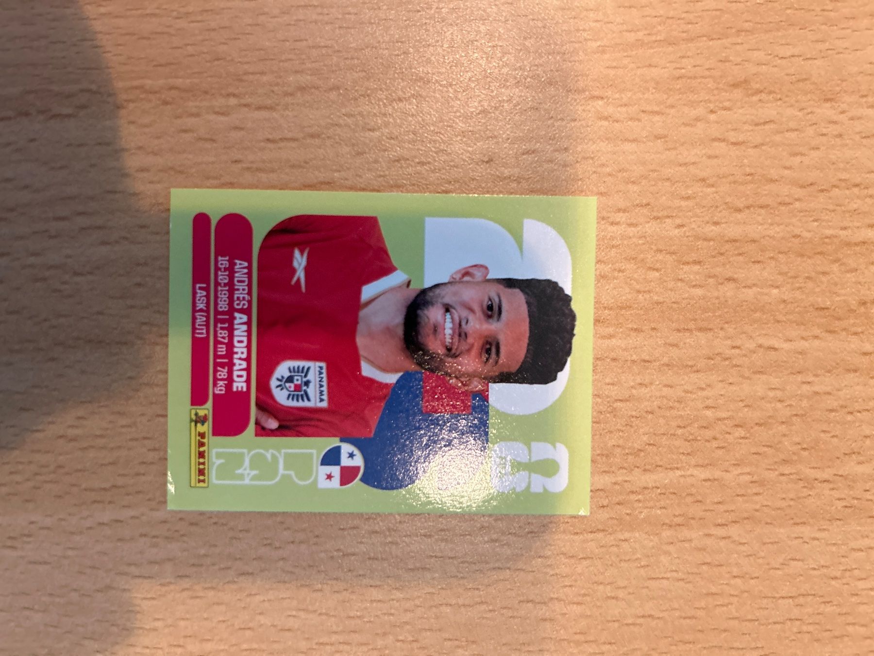 Panini Carte collezionabili: PAN 5 - Andres Andrade - Panini WM 26 – Usato da Luzern venduto da edu_f6hx