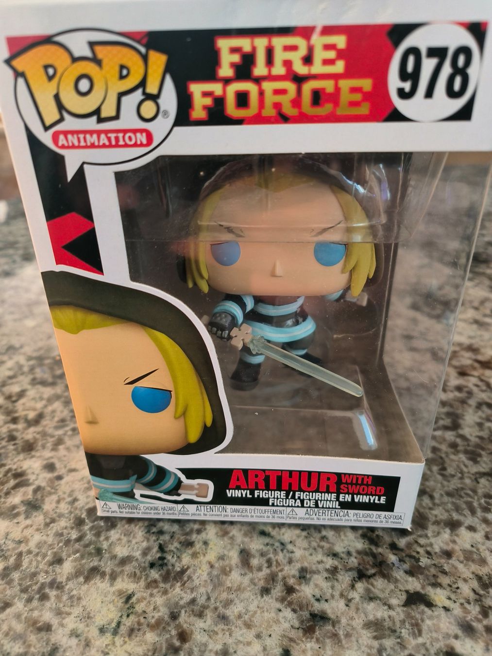 Funko Statuette: Fire Force Arthur Funko Pop 978 – Usato da Emmenbrücke venduto da Marco01334