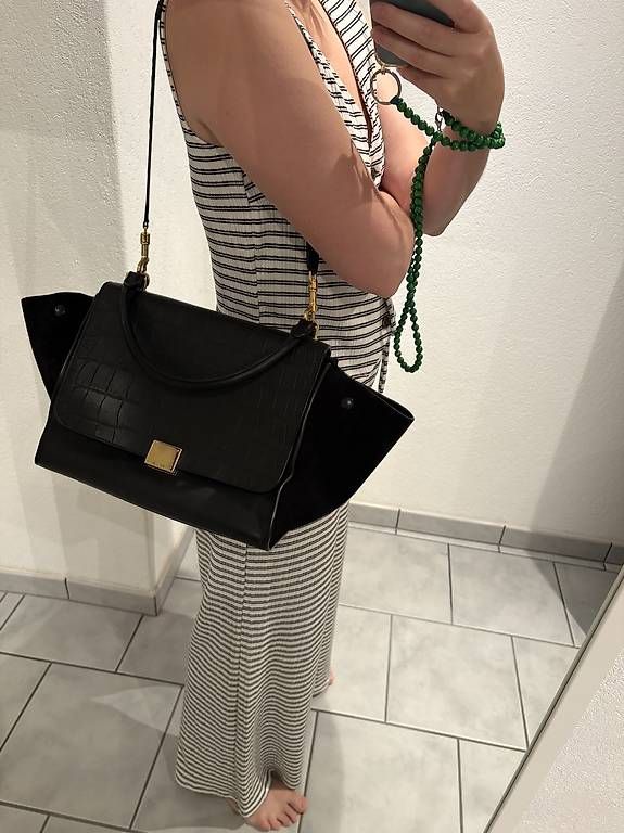 Sacs femmes: Celine Trapez Tasche Kroko – D'occasion à Unterägeri par mar_96hk 2