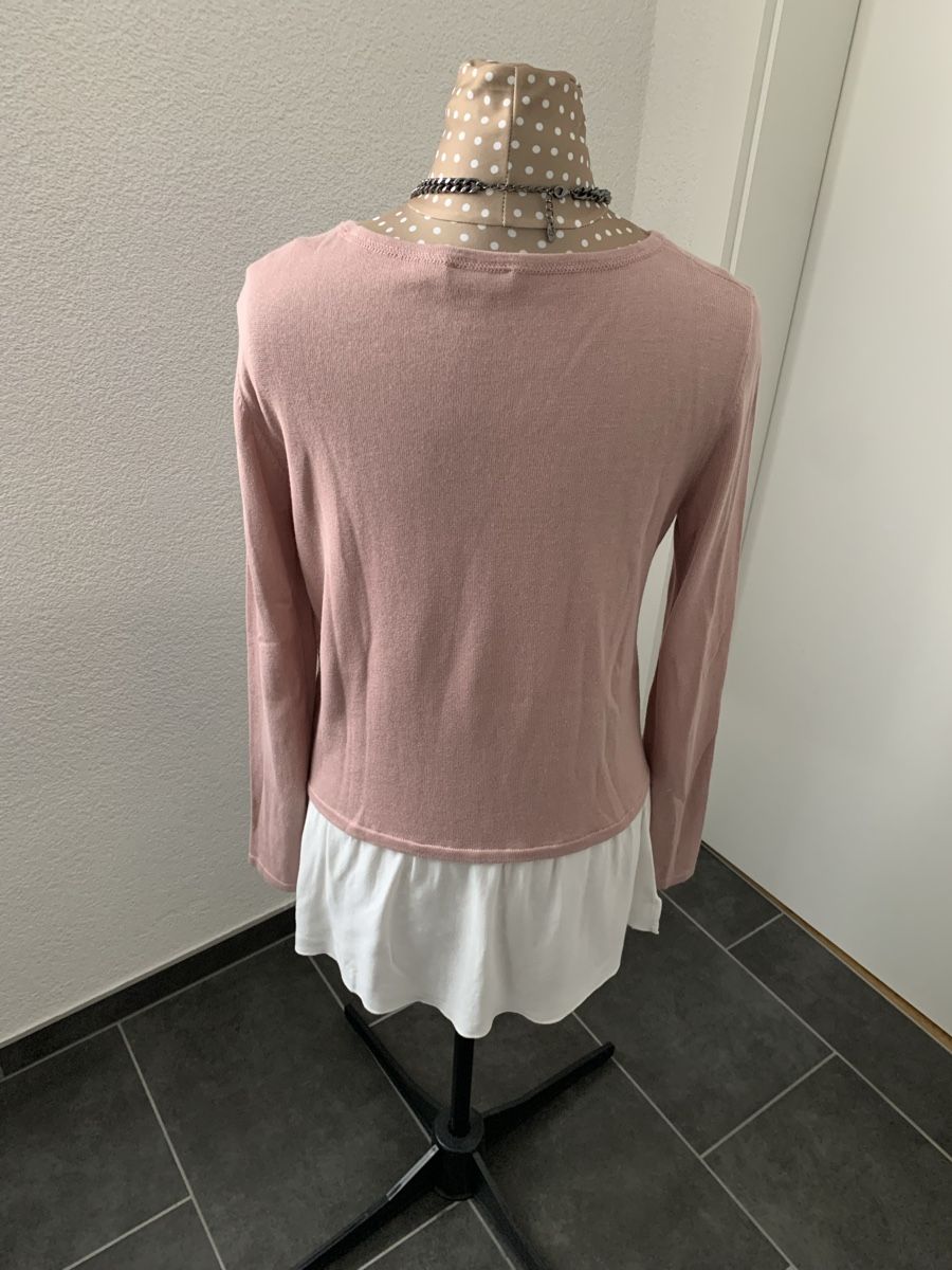 Maglioni & Felpe: Street One Pullover, Grösse 34, Rosa/Weiss – Usato da Frick venduto da Cirilla 1