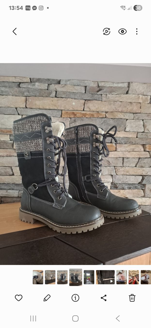 Chaussures De Marche Land Rover, Marron, Cuir, Lacets, Taille 41, Occasion