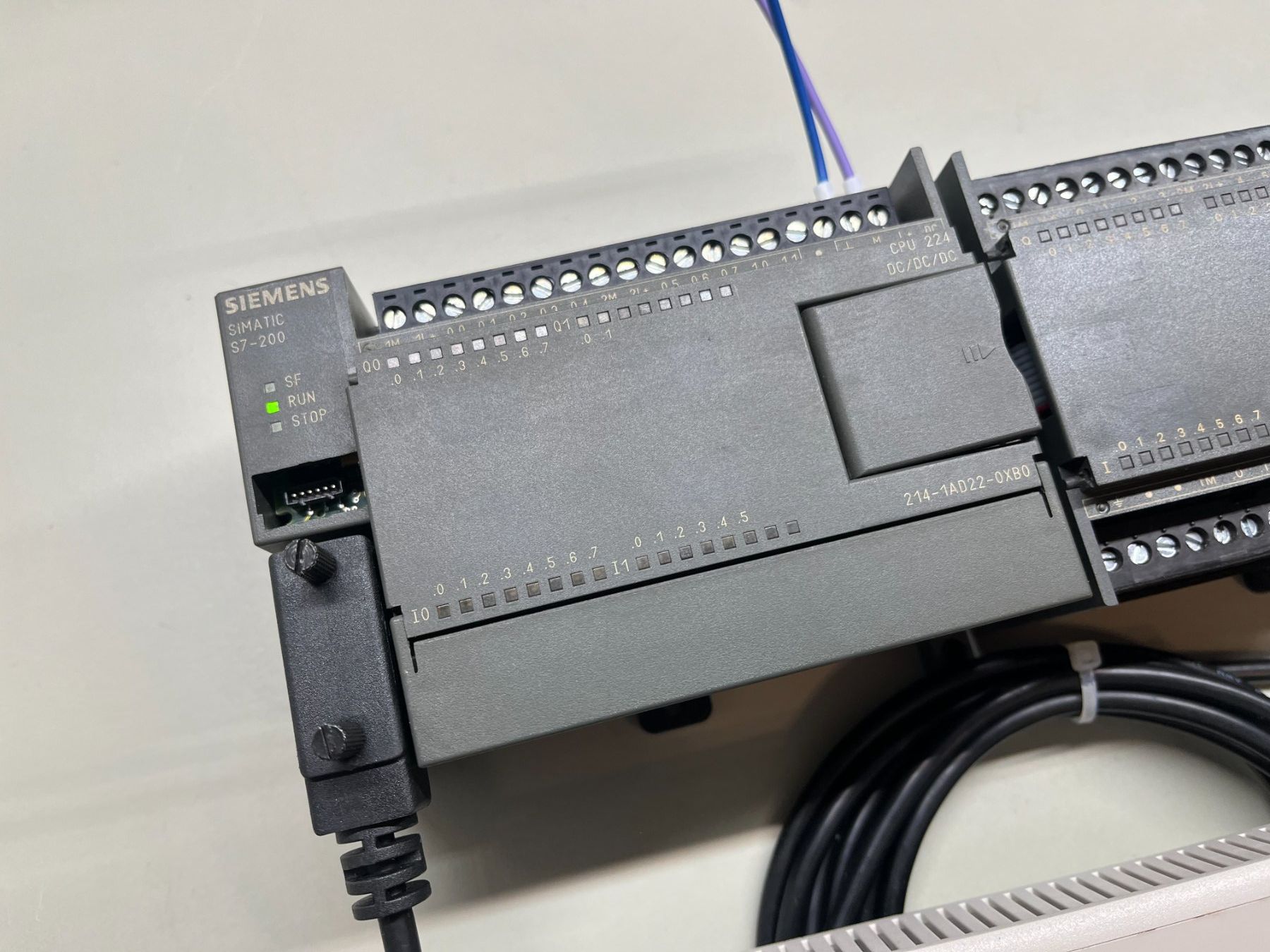 Siemens Componenti elettronici: Siemens Simatic S7-200 SPS Baugruppe mit TD200 Display – Usato da Jenaz venduto da Speedy350 2