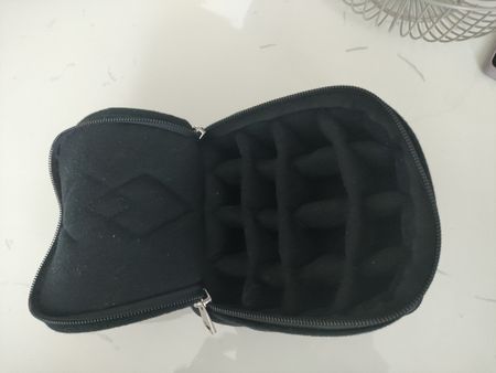 Nagellack Aufbewahrungstasche schwarz