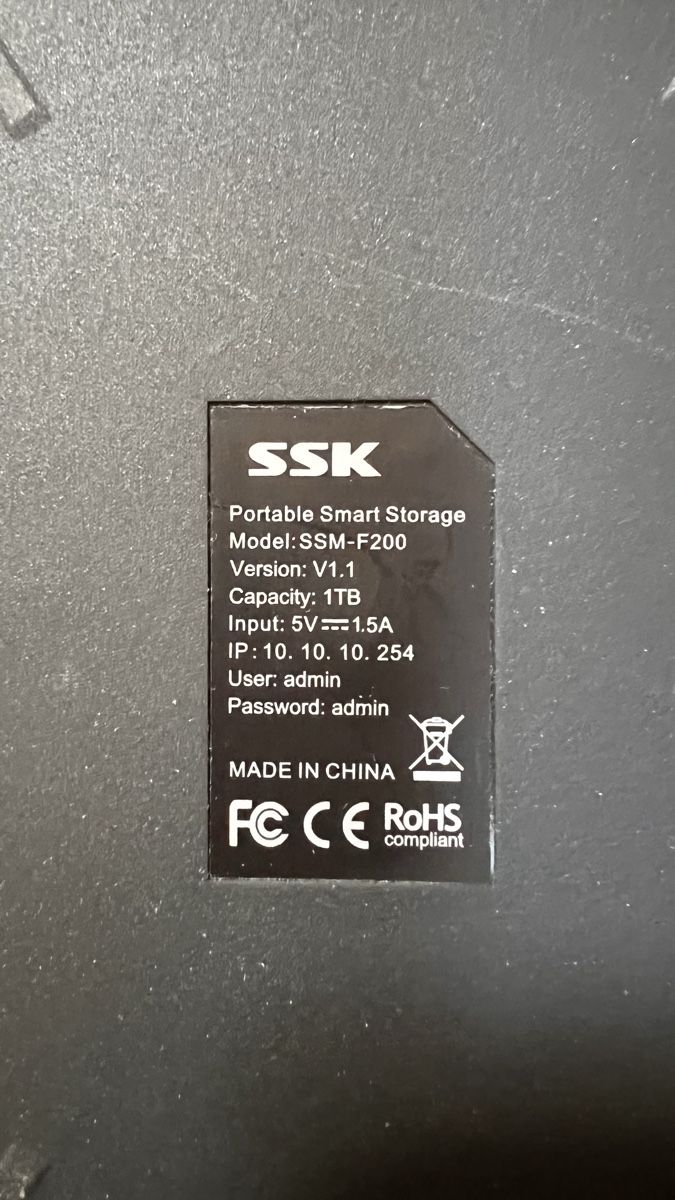 SSK Portable Smart Storage 1TB SSM-F200 - Wie neu! (Gebraucht) in Thun ...