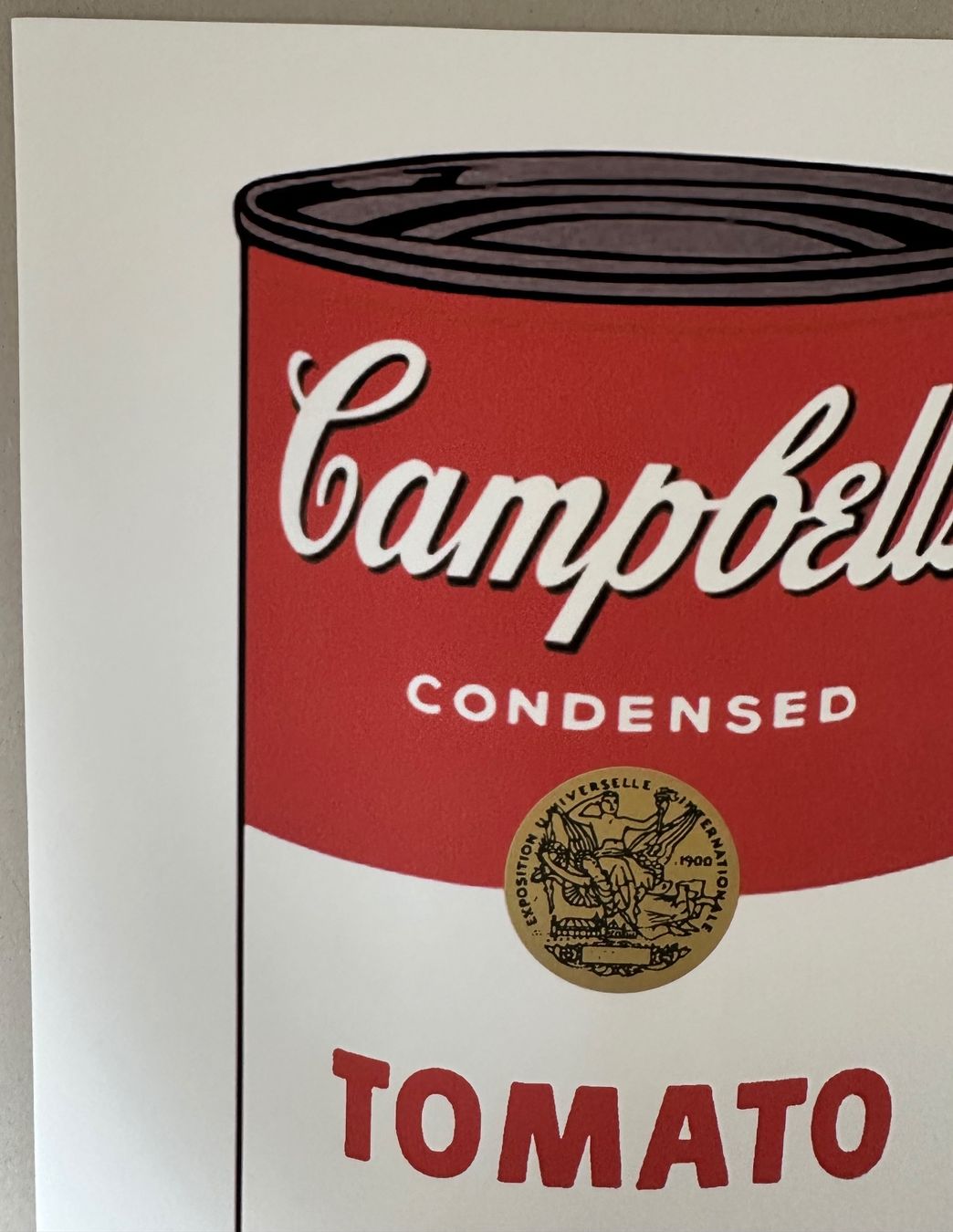 Gemälde: Andy Warhol: Tomato Campbell Soup 83/100 – Neu (gemäss Beschreibung) aus Meilen von Smgdesign 4
