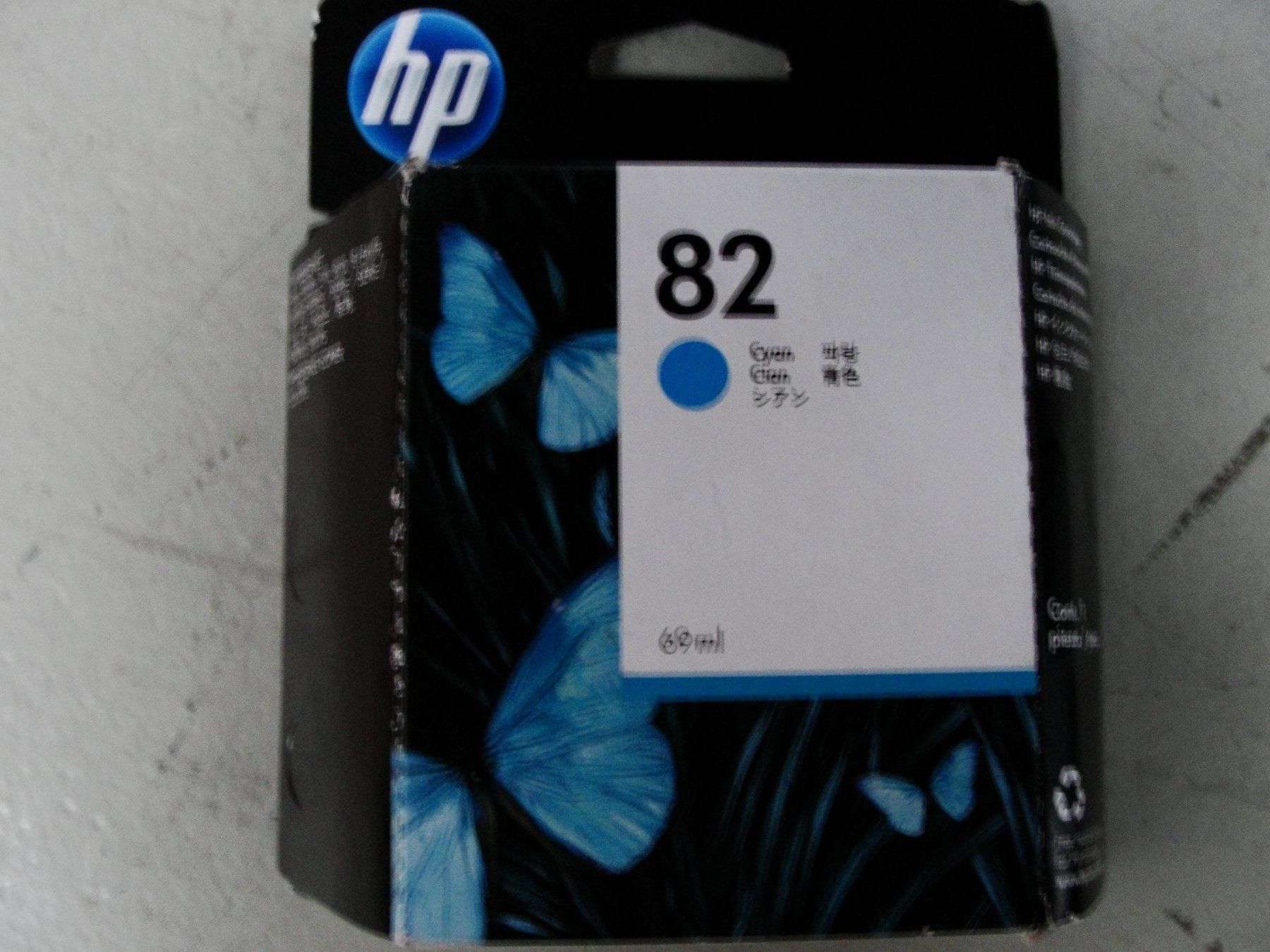 Hewlett Packard Cartucce per stampanti & toner: HP 82 Cyan – Nuovo e nell'imballaggio originale da Ecublens VD venduto da Netfinity