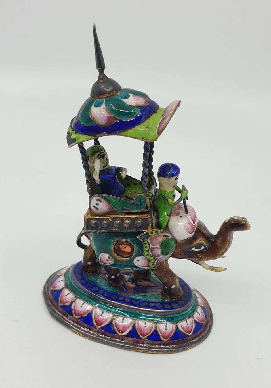 Statuette: Emaillierte Figur Cloisonné Asien, Indien ? – Usato da Emmen venduto da magelan 2