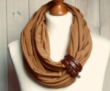 RESERVED Schal Foulard Pareo Neu 220x100cm Beige ohne Gürtel