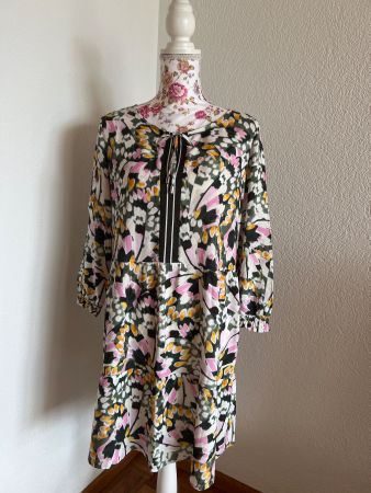 Street One SommerKleid mit Schmetterlingsmuster, Grösse 40