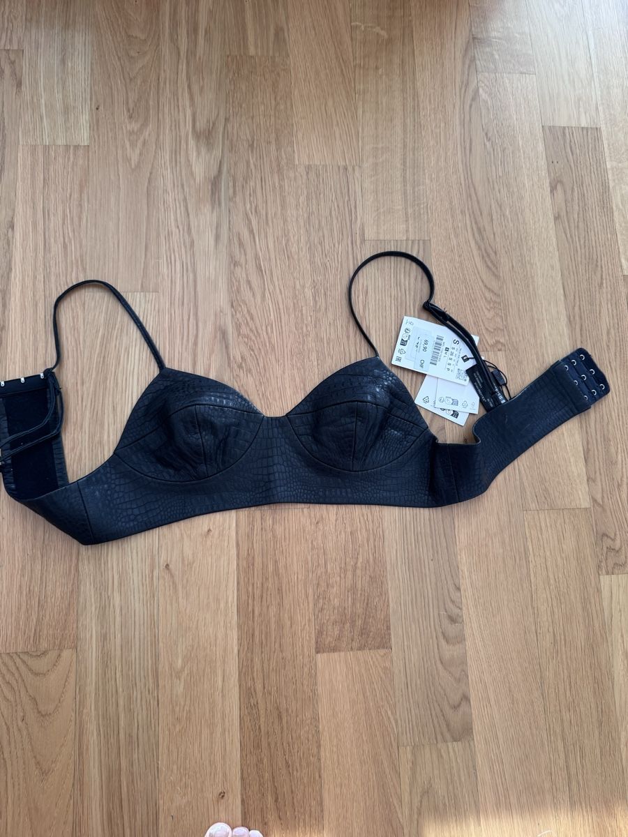 Zara Top: Zara Leder BH top Gr S – Nuovo e nell'imballaggio originale da Unterengstringen venduto da Cuz_5555