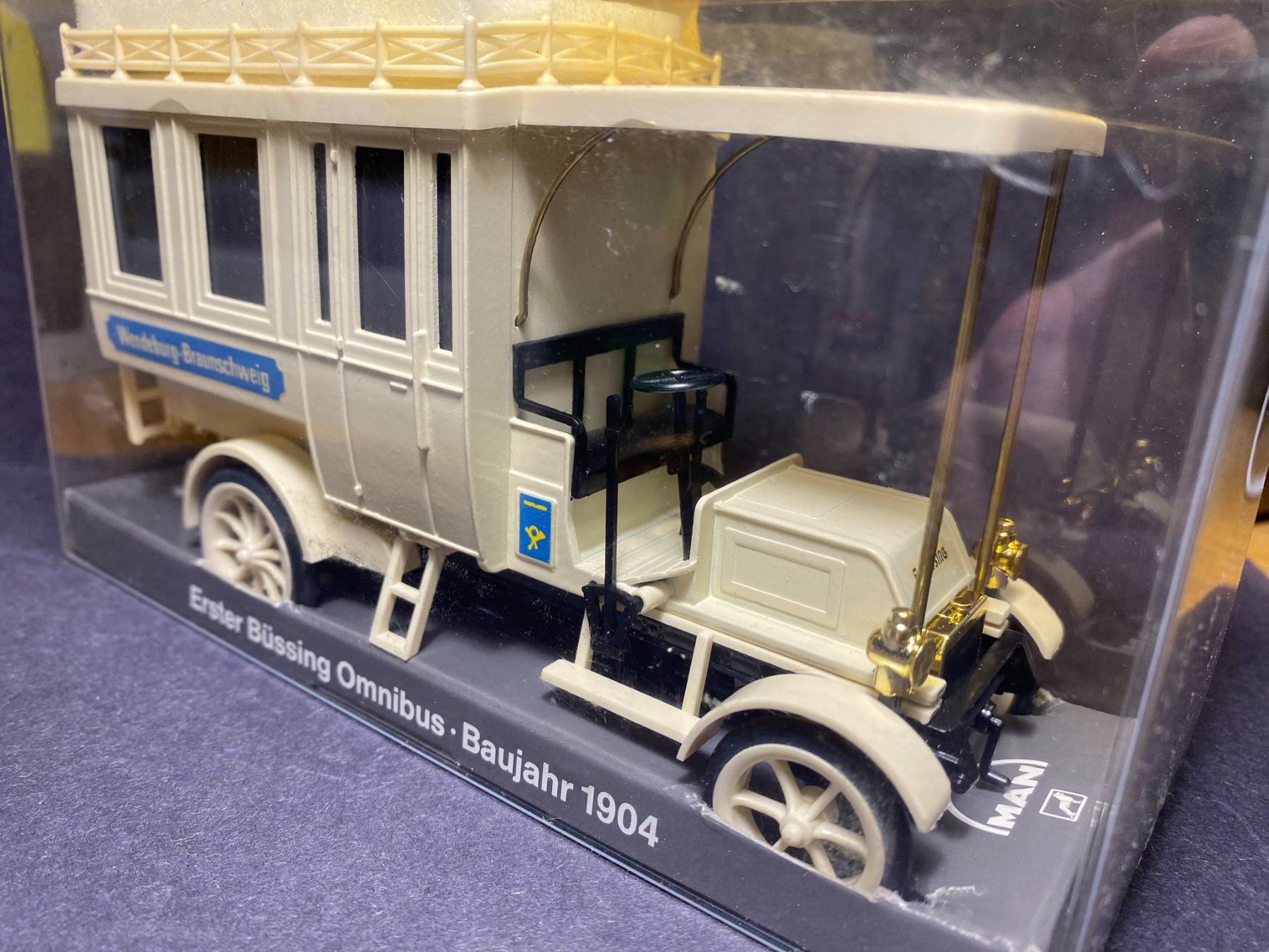 Giocattoli: Büssing Omnibus 1904 Post Wendeburg-Braunschweig Cursor OVP – Nuovo e nell'imballaggio originale da Spiez venduto da Maerggi 4