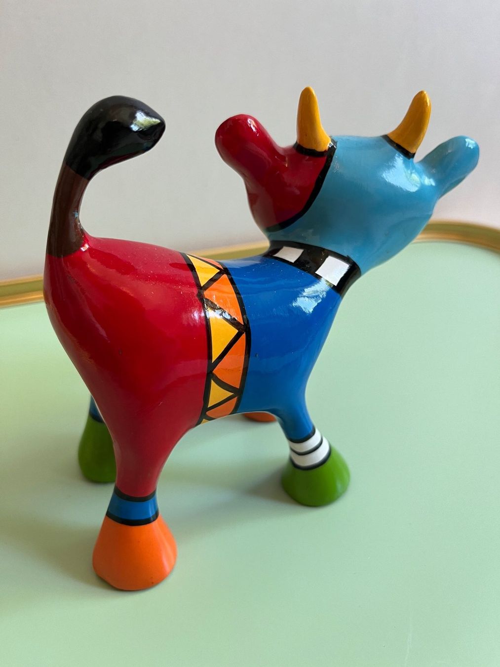 Statuette: Figurine originale de vache Ana - Didi Diaz – Usato da Cologny venduto da VintageFlamingo 2