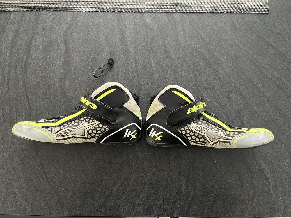 Speed Kartschuhe Rome KS-4 Schwarz-Neongelb (37 Produktbild-Vorschau 8
