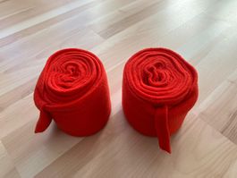 Fleecebandagen rot