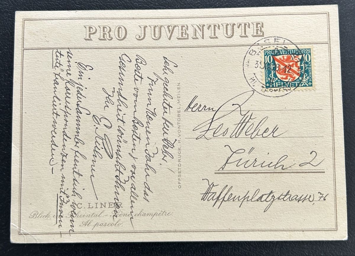 Ansichtskarten: Pro Juventute Karte 140 – Gebraucht aus Horw von Tellbub 1