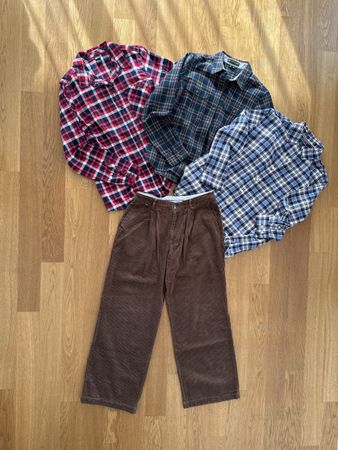 Pepe Jeans Cordhose & Flanellhemden, Gr M/L