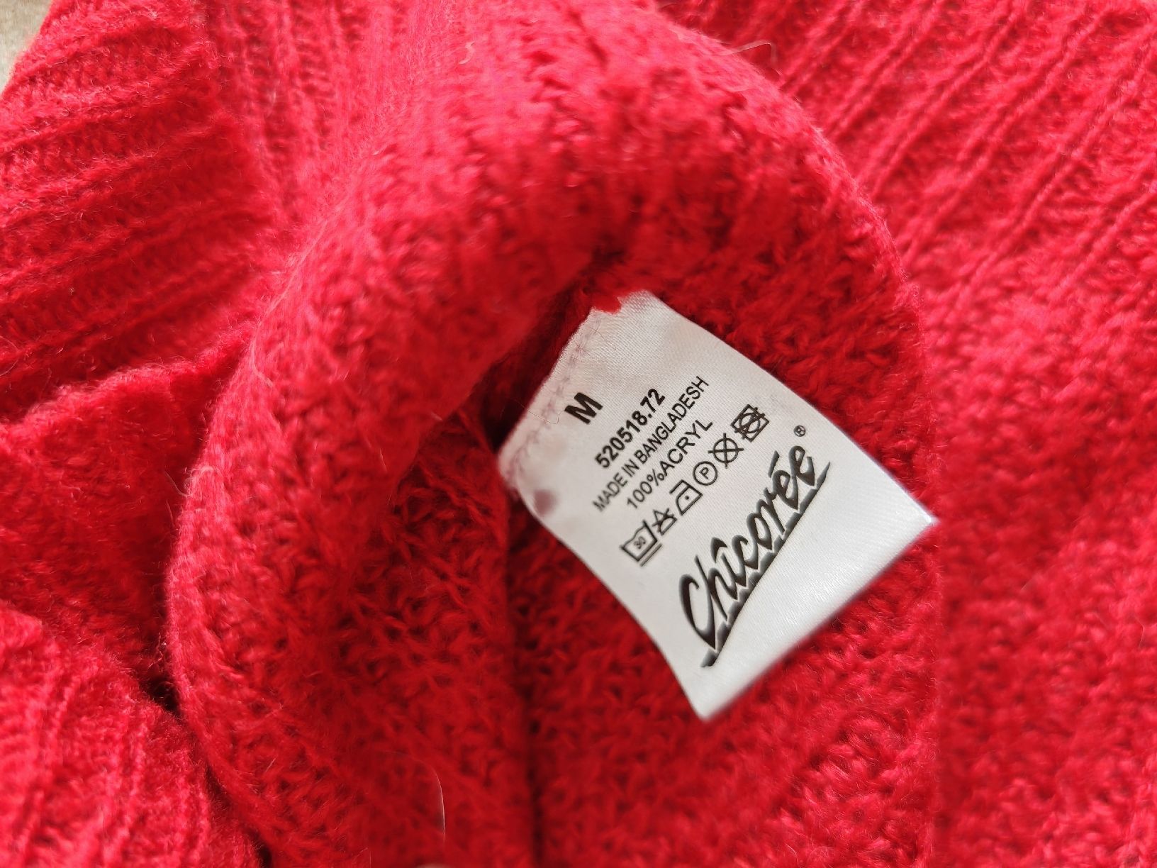 Maglioni & Felpe: Pull rouge Chicorée, taille M, chaud – Usato da Longirod venduto da ali_nsd5 3