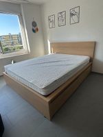 IKEA MALM Bed Frame 160×200 with 2 Storage Drawers + ÅKREHAM