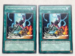 Yu-Gi-Oh! 2x Karte: Materialerneuerung, REDU-DE052, Top!
