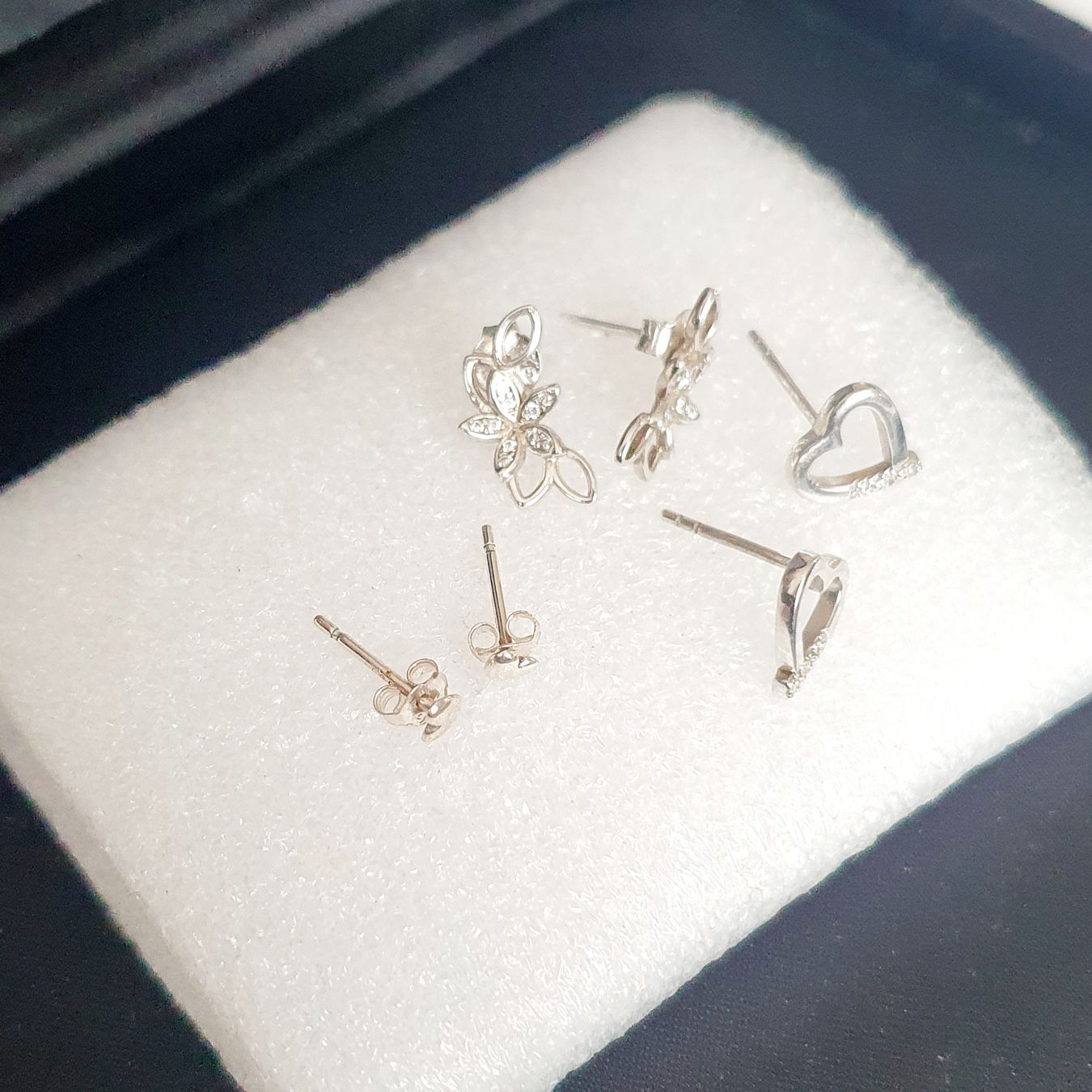 Orecchini pendenti & Orecchini a lobo: 3 Paar Ohrringer Ohrstecker, Silber 925, – Usato da Kreuzlingen venduto da Wunderkiste123 7