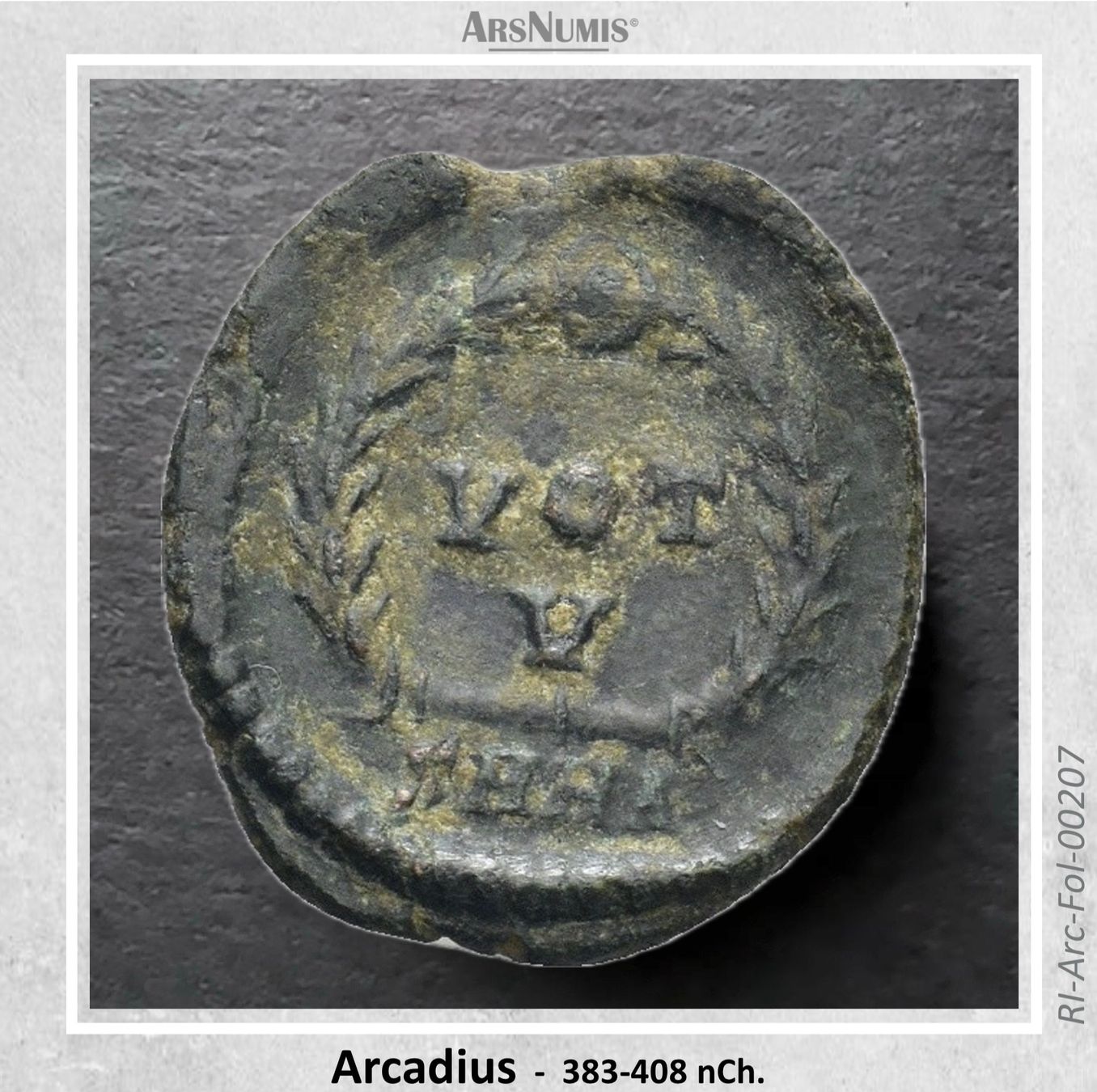 Tutti le monete: Römische Münze - Arcadius – Usato da Oberwil b. Zug venduto da ArsNumis 1