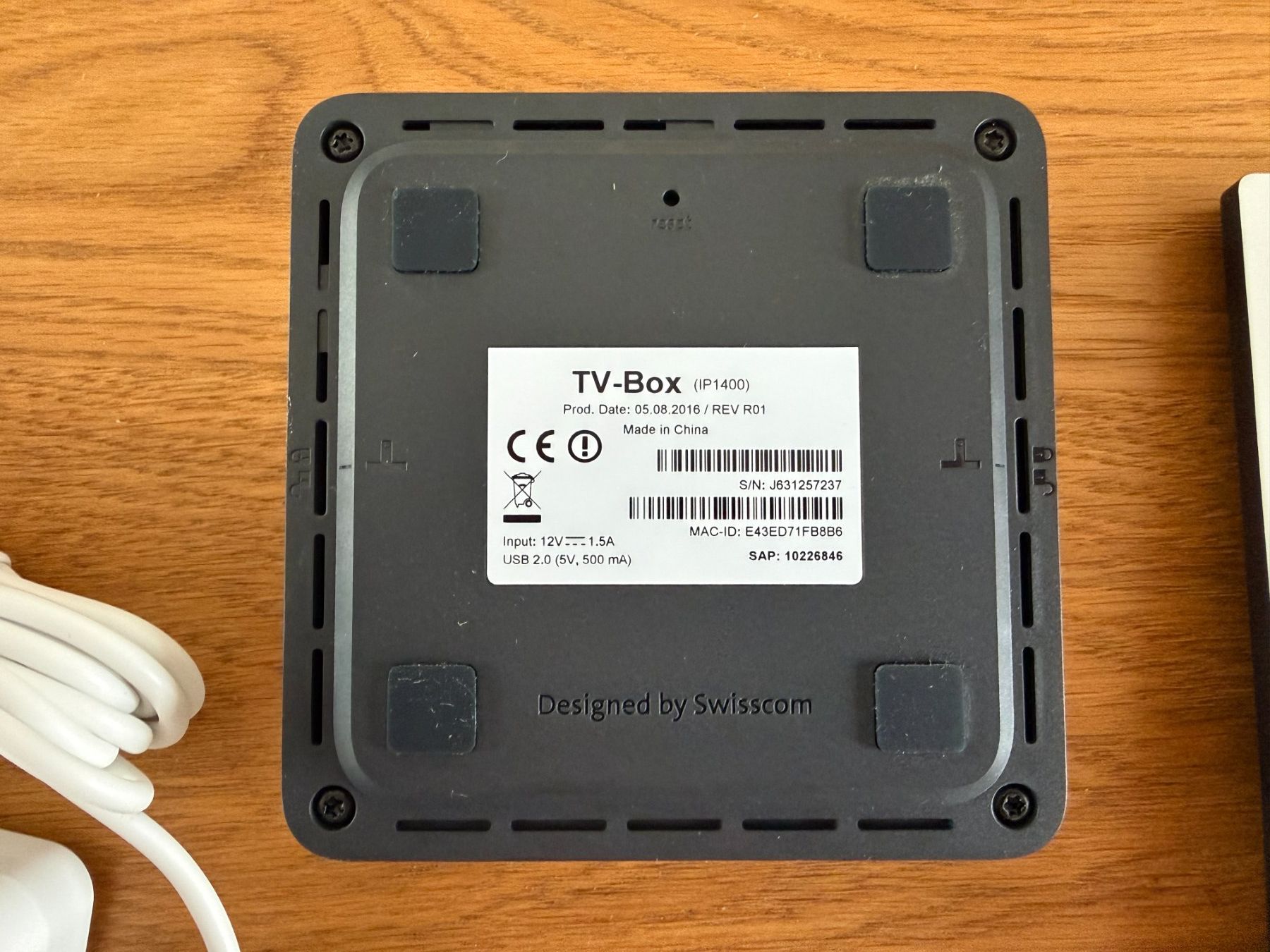 Swisscom Audio- & Mediensysteme: Swisscom TV BOX IP1400 – Gebraucht aus Founex von MaevaMatahi 1