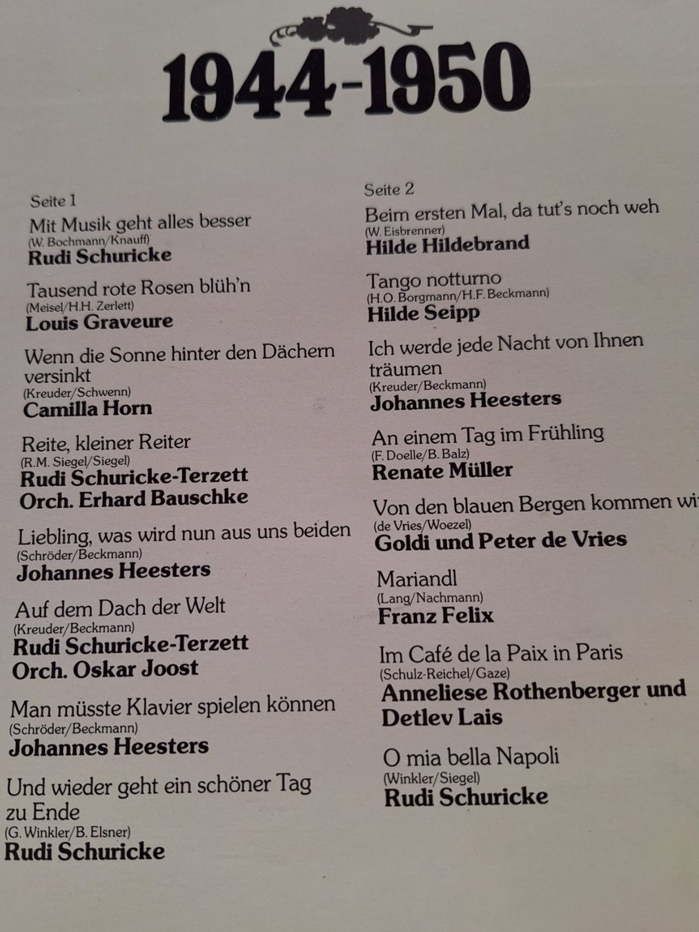 Dischi in vinile: 2 STK LPS - DAS WAREN NOCH ZEITEN – Usato da Huttwil venduto da Kunterbuntli 3