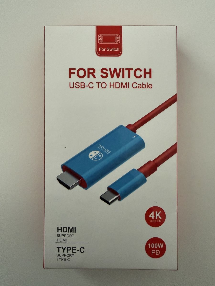 Adattatori: USB-C zu HDMI Kabel 2M 4K Switch kompatibel NEU – Nuovo e nell'imballaggio originale da Sins venduto da Gambozino