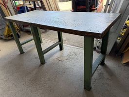 Massiver Lista Werkbank mit 3 Füssen 200x80xh85cm