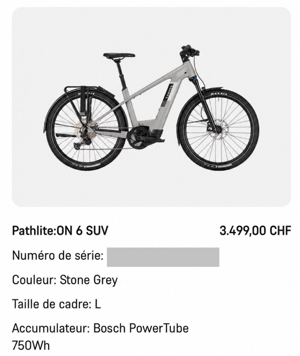 Biciclette: Canyon Pathlite L GPS Alarm power motor – Nuovo (secondo la descrizione) da Le Mont-sur-Lausanne venduto da swisssail